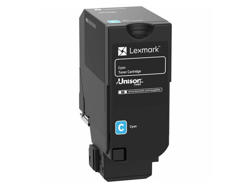 Lexmark Original Laser Toner Cartridge Return Program Cyan 1 Pack 71C0HCG