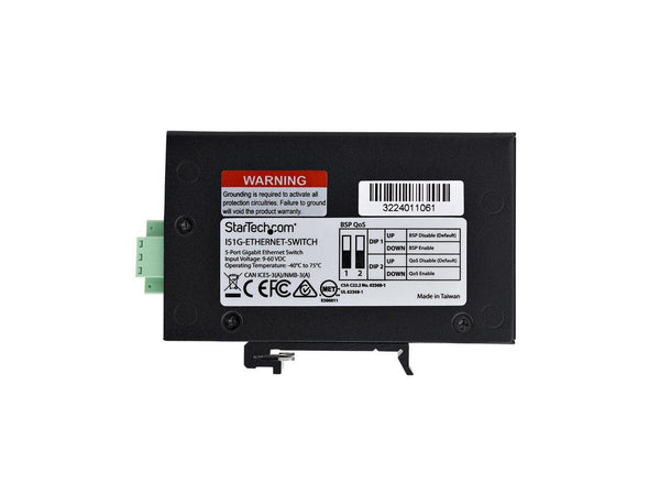 StarTech 5-Port Unmanaged Industrial Network Switch I51G-ETHERNET-SWITCH