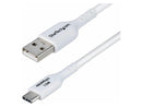 StarTech 10ft (3m) USB-A to USB-C Charging Cable, Charge & Sync, 3A, USB 2.0,
