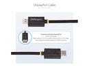 StarTech 10ft DisplayPort 2.1 Cable, UHD Monitor Cord, M/M DP21-3M-DP40-CABLE