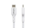 StarTech 1m (3.3ft) White USB-C Charging Cable, USB C Cable, USB 2.0 Type-C