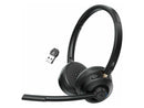 Creative Chat Wireless On-Ear Headset with Noise-Cancelling Boom Mic