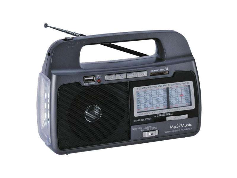 Supersonic SC-1082 9-Band AM/FM/SW 1-7 Portable Radio