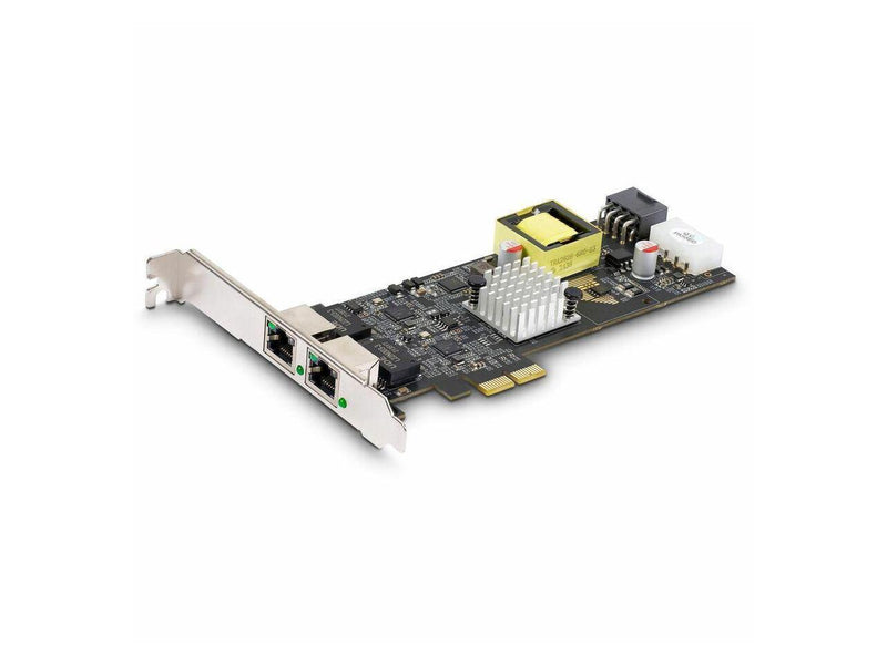 StarTech 2-Port 2.5Gbps NBASE-T PoE Network Card, Dual Intel I225-V, 802.3af/at