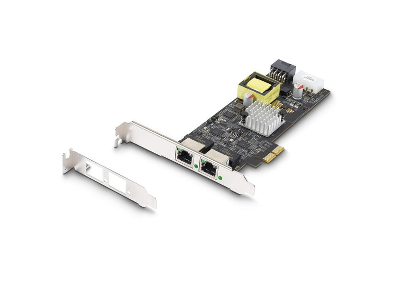 StarTech 2-Port 2.5Gbps NBASE-T PoE Network Card, Dual Intel I225-V, 802.3af/at
