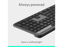 Logitech Signature Slim Solar+ Wireless Bluetooth Keyboard Graphite 920013755
