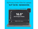 Kensington EQ Privacy Screen Filter for Laptops 16.0" 16:10