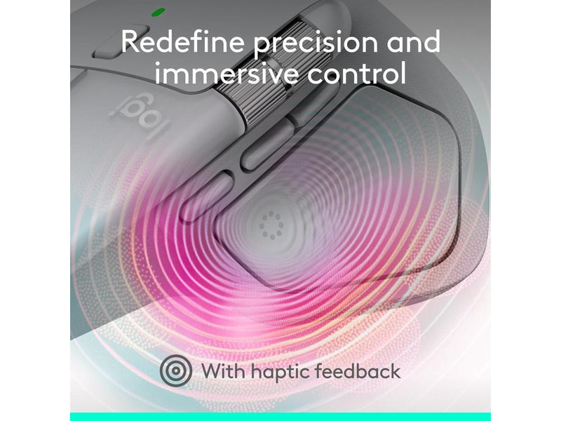 Logitech MX Master 4 for Mac - Wireless Bluetooth Mouse with Ultra-fast