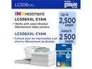 Brother Genuine LC506XXLC Super High Yield Cyan Ink Cartridge (for use with