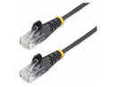 StarTech 25ft Black Slim CAT6 Ethernet Cable Model N6PAT25BLKS