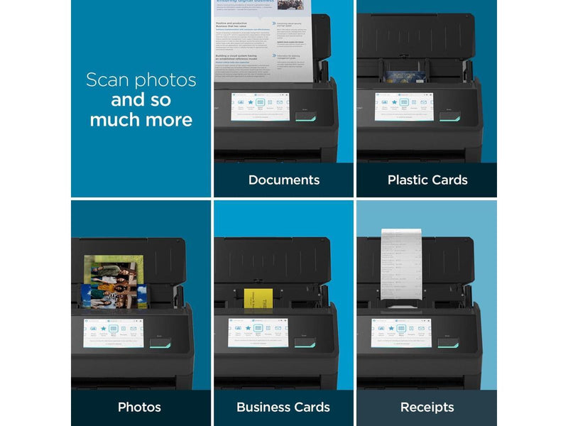 Ricoh ScanSnap iX2500 CG01000-399204 CIS x 2 (Front x 1, Back x 1) 600 dpi Photo