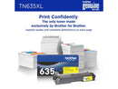 Brother TN635XLY Original High Yield Laser Toner Cartridge Yellow Pack