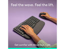 Logitech Wave Keys & Lift Vertical Mouse Ergonomic Wireless Keyboard and Mouse