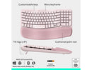 Logitech Wave Keys & Lift Vertical Mouse Ergonomic Wireless Keyboard and Mouse