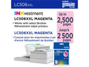 Brother Genuine LC506XXLM Super High Yield Magenta Ink Cartridge (for use with