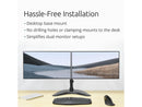 Kensington SmartFit Ergo Freestanding Dual Monitor Stand