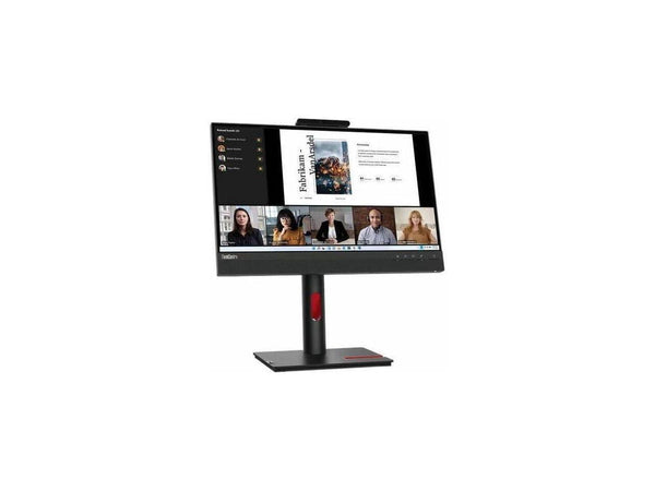 Lenovo ThinkVision TIO22Gen5 22" Class Webcam Full HD LED Monitor - 16:9 - Black