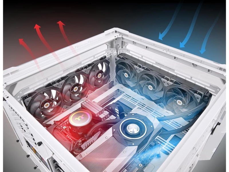 Thermaltake SWAFAN GT12 PC Cooling Fan, 3 Types of Detachable Fan Blades, High