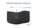 Kensington Pro Fit Ergo KB675 EQ TKL Wired Keyboard, USB-A Connection, Ergonomic