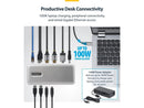 StarTech Dual-Monitor USB-C Docking Station HDMI 4K 60Hz 100W Laptop Charging