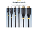 StarTech 1m (3ft) Certified Ultra High Speed HDMI Cable, 8K 60Hz/4K 120Hz, HDMI
