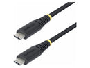 StarTech 3ft 91cm USB-C Charging Cable 240W PD EPR Dual-Layer Silicone/Braided