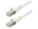 StarTech 12ft CAT6a Snagless S/FTP Ethernet Cable White NLWH12FCAT6APATCH