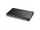 Zyxel 48-port GbE PoE Lite-L3 Smart Managed Switch with 4 10G Uplink - 48 Ports