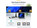 StarTech Triple-Monitor USB-C Docking Station DP / HDMI 4K 60Hz 100W Laptop