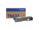 Brother TN637BK Original Ultra High Yield Laser Toner Cartridge Black Pack