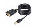 StarTech 6.6ft (2m) USB to Serial Adapter Cable, USB-A to DB9 RS232
