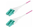 StarTech 5m (16.4ft) LC to LC (UPC) OM4 Multimode Fiber Optic Cable, Erika