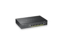 ZyXEL 8-Port Gigabit L2+ Managed and Nebula Pro Cloud Managed Switch, 8 PoE+