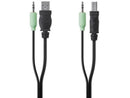 Belkin TAA USB/AUD SKVM CBL USB A/B 3.5mm AUDIO F1D9022B06T