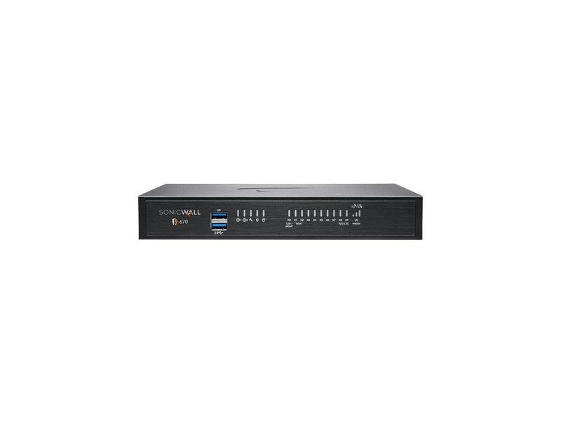 SonicWall TZ670 Firewall (Gen 7), Appliance only | 02-SSC-2837