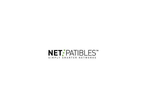 Netpatibles LC-LC 10Gb Aqua Multi mode Duplex 50/125 Fiber Optic Cable, 25m