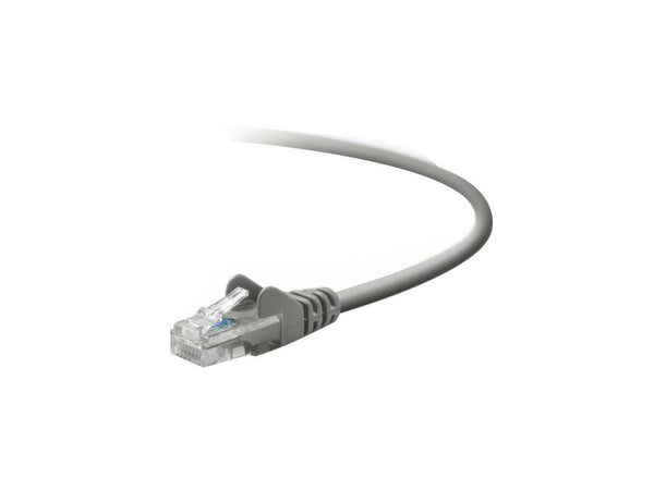 Belkin A3L791-01-S 1 ft. Cat 5E Gray UTP RJ45M/RJ45M Patch Cable