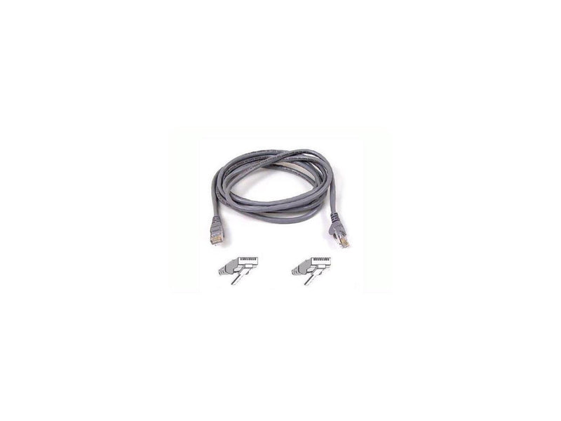 Belkin A3L980-02-S 2 ft. Cat 6 Gray CAT6 UTP RJ45M/RJ45M Snagless Gray Patch