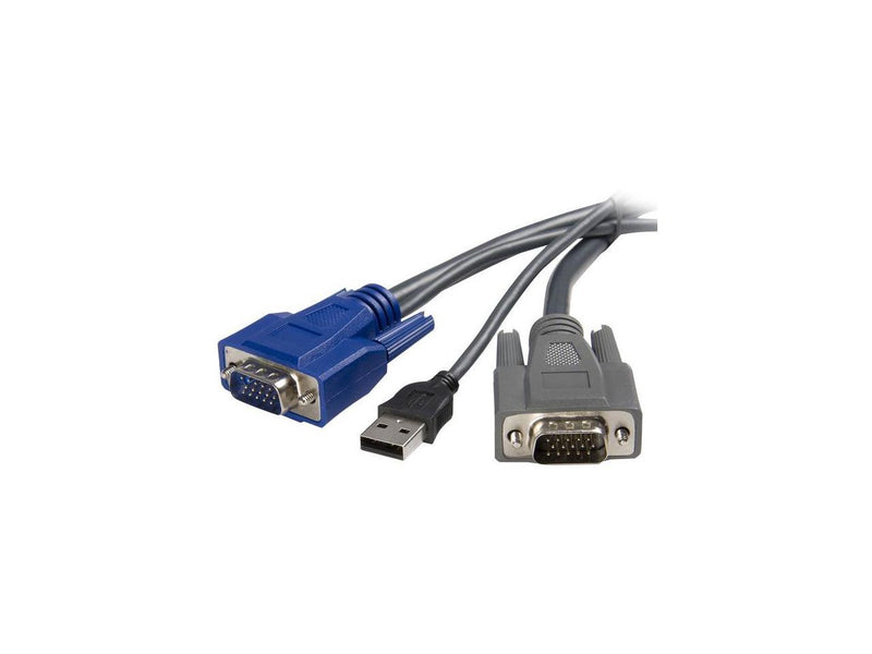 StarTech.com 6 ft. Ultra-Thin USB VGA 2-in-1 KVM Cable SVUSBVGA6