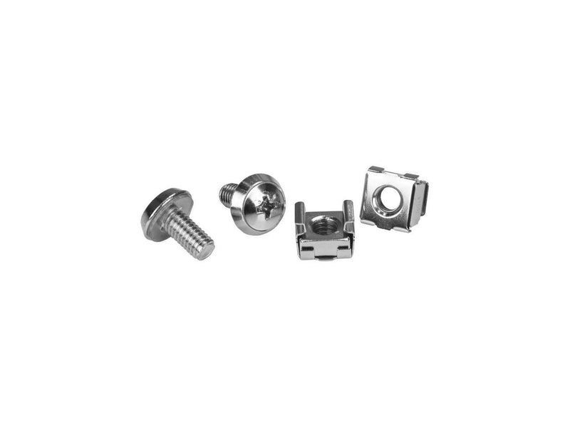 StarTech.com CABSCREWM62 100 Pkg M6 Mounting Screws and Cage Nuts for Server