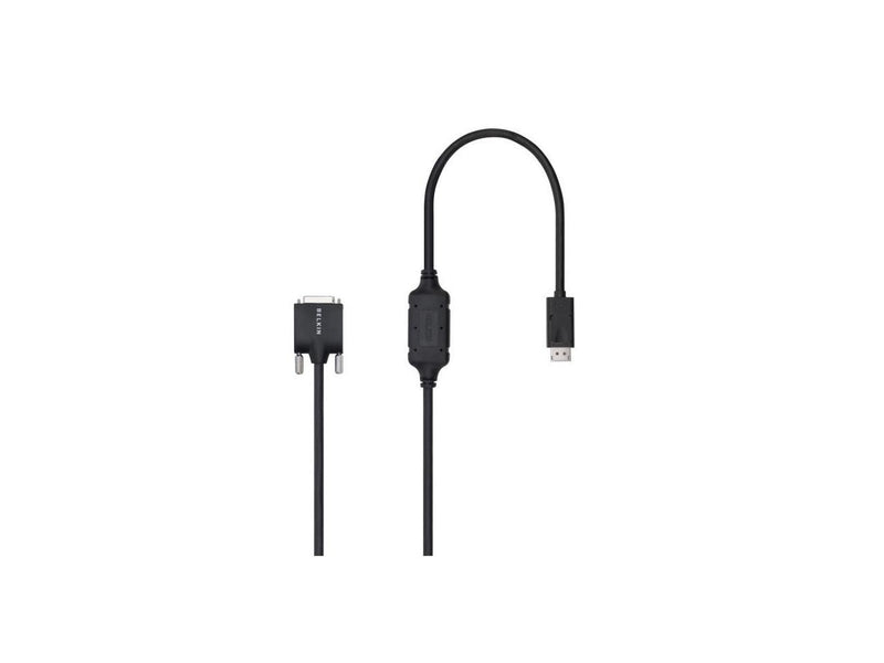 Belkin F2CD002B06-E 6 ft. Black 1 x DisplayPort Male to 1 x DVI-D Male