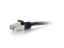 C2G 00812 5 ft. Cat 6 Black Shielded Cat6 Snagless Shielded (STP) Network Patch