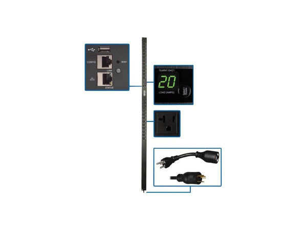 Tripp Lite PDUMNV20LX 1.9kW Single-Phase Monitored PDU