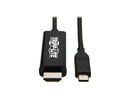 Tripp Lite Usb C To Hdmi Adapter Cable Usb 3.1 Gen 1 4K M/M Usb-C Black 3Ft