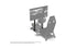 Monitor Stand For Challenger Compatible W/ Simulator Cockpit