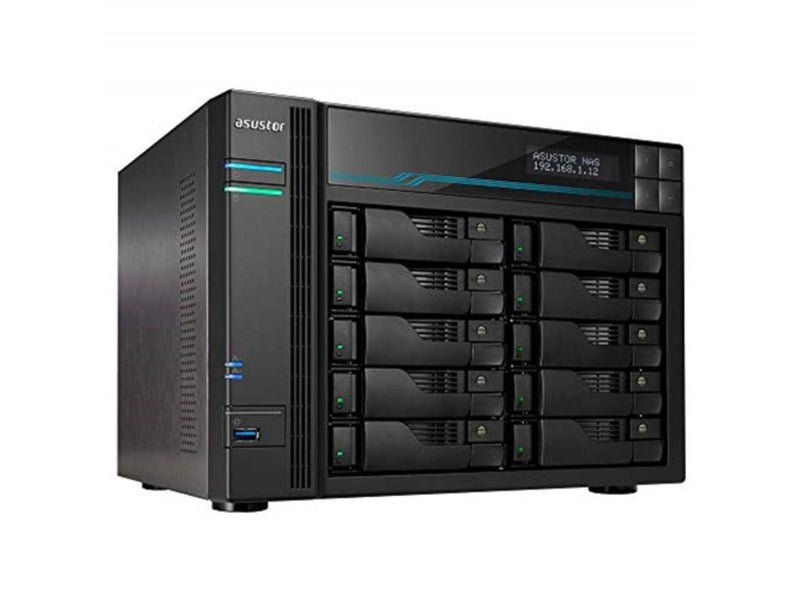 Asustor AS6510T 10 Bay Lockerstor 10 Desktop Enterprise NAS (Diskless)