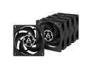 ARCTIC P8 PWM PST (5 Pack) - 80 mm Case Fan, PWM Sharing Technology (PST),