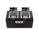 Duo 4-bay Battery Charger compatible with Cisco 8821 and 7925 batteries. Power
