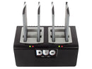 Duo 4-bay Battery Charger compatible with Cisco 8821 and 7925 batteries. Power