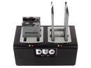 Duo 4-bay Battery Charger compatible with Cisco 8821 and 7925 batteries. Power
